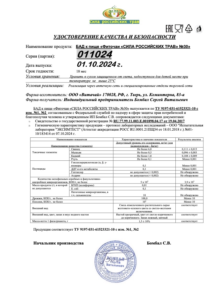 Паспорт №102024